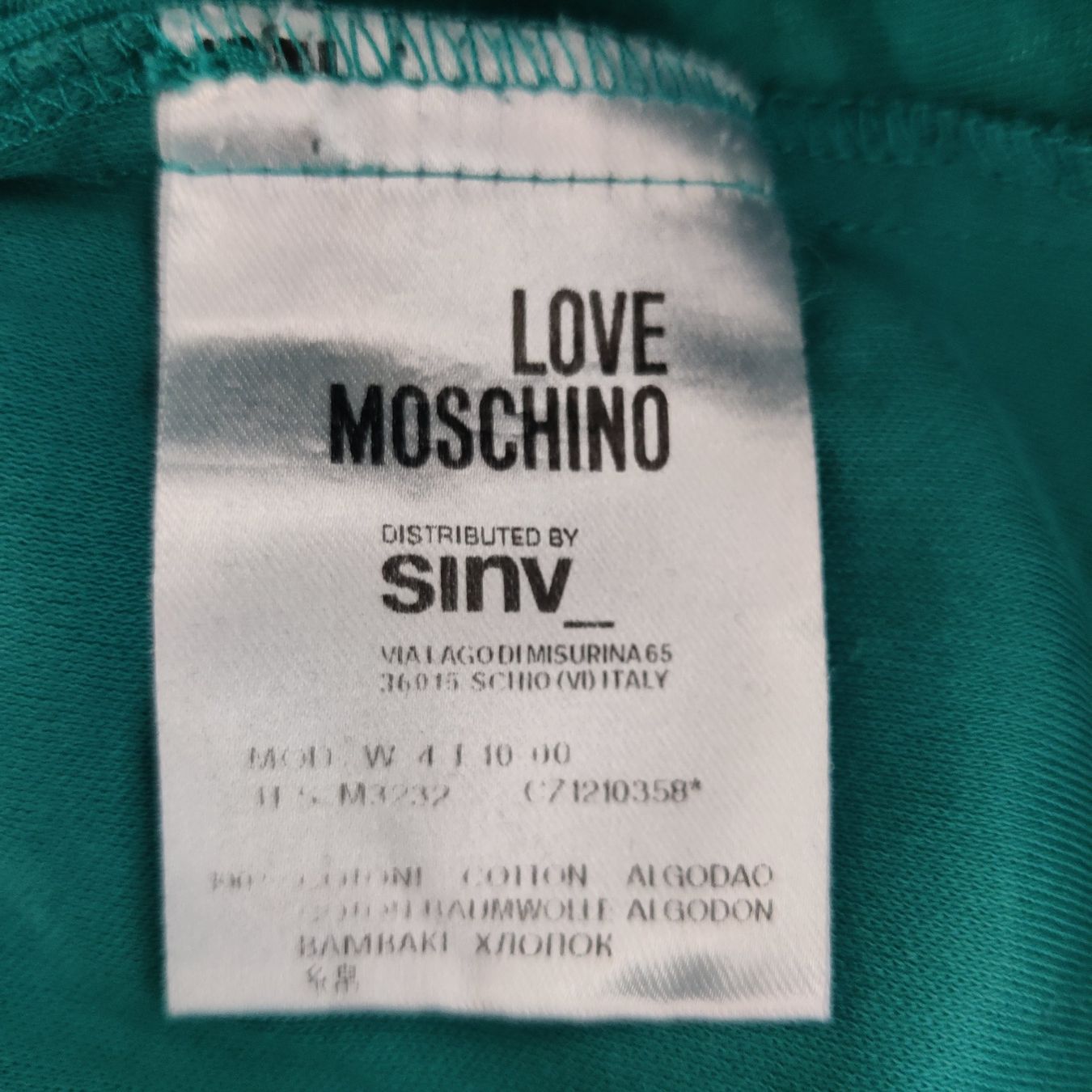 Moschino Tuniche: MOSCHINO Shirt Tunika Pullover Pulli Longsleeve Baumwolle 38 – Usato da Winterthur venduto da Lotusherz 4