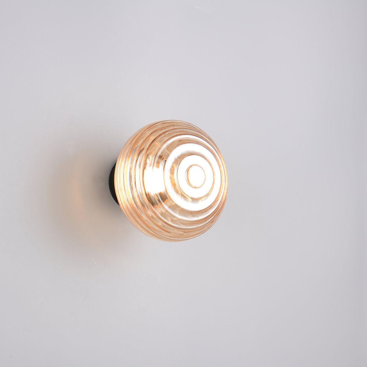 Lampade: LED Wandleuchte, Glas, Amber, 16 cm Ø – Nuovo (secondo la descrizione) da Kreuzlingen venduto da Smart-Light