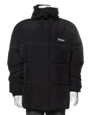 Études Studio Black Puffer Jacket XL