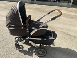 Joolz Day Pram Twin Set with Accessories brown