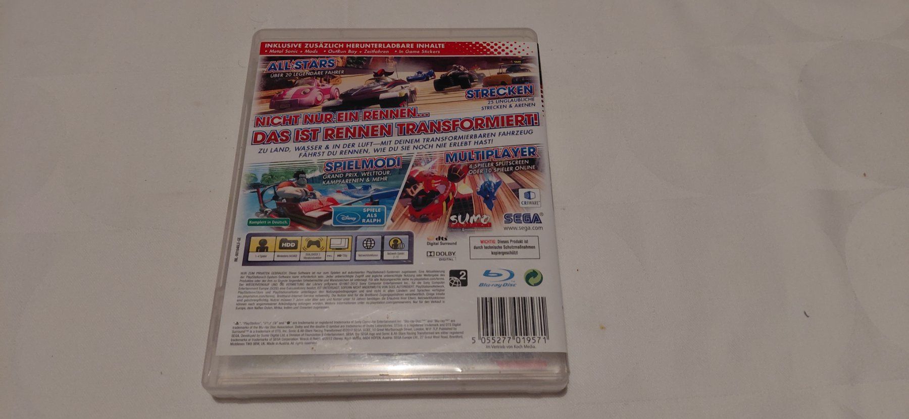 Spiele: Sonic Allstars Racing  PS3 – Gebraucht aus Gretzenbach von Uli1980 2
