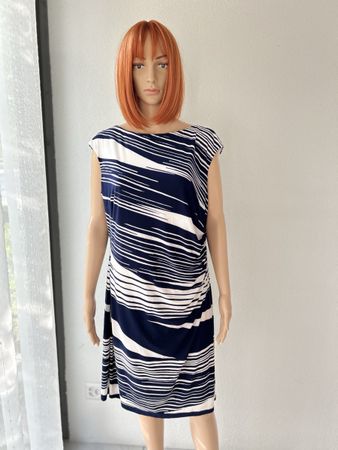 Dress Lauren Ralph Lauren Size 16 Striped Blue White