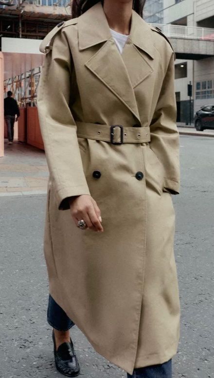 Zara Cappotti: Zara Trenchcoat mit Gürtel – Nuovo (secondo la descrizione) da Allschwil venduto da eyl_bb8q 3