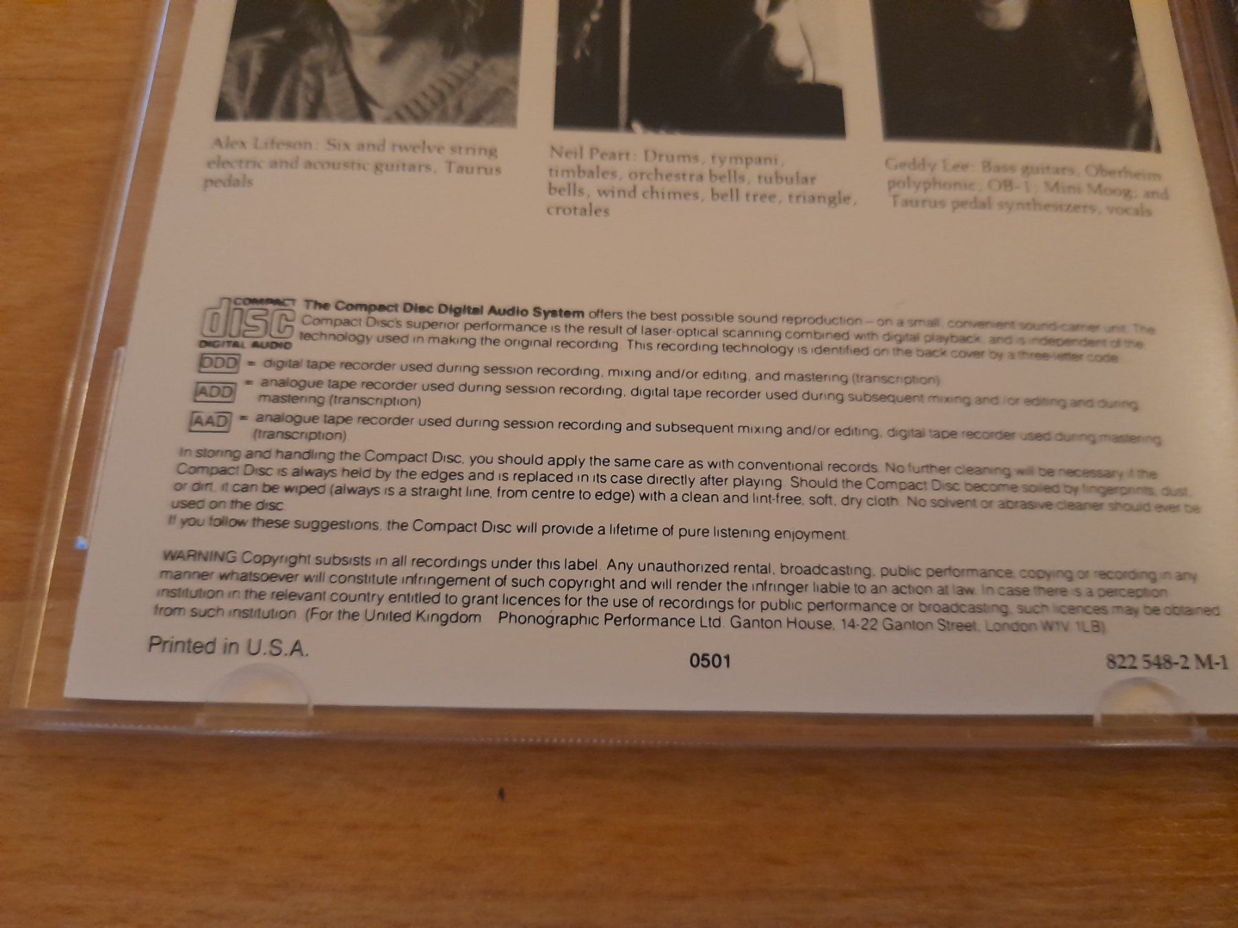 CDs: CD Rush Permanent Waves – D'occasion à Lustmühle par chevi03 1