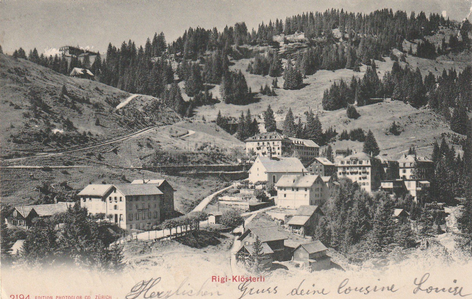 Ansichtskarten: Rigi - Klösterli – Gebraucht aus Rorschacherberg von fratovi2