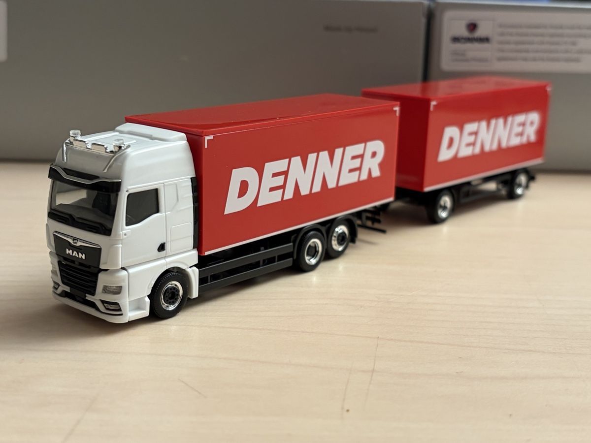 Herpa Modellini d'auto: MAN TGX GX Denner – Nuovo (secondo la descrizione) da Felben-Wellhausen venduto da Mobil01