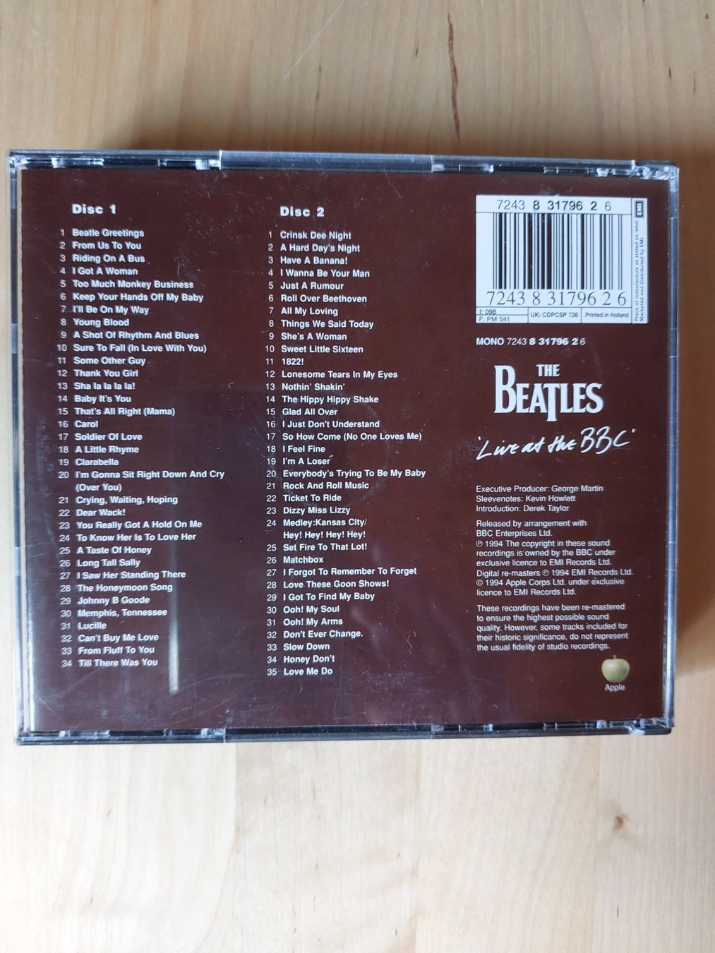 CD: The Beatles Live at the BBC – Usato da Liesberg venduto da Mrbean1 1