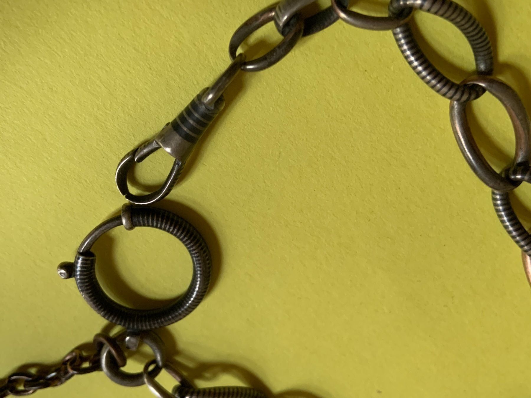 Uhren: Taschenuhrkette mit Goldfassung – Gebraucht aus Dittingen von Bijoubelle 7