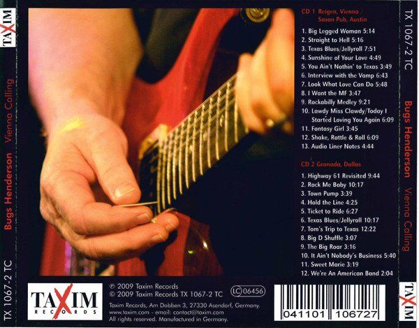 CDs: Bugs Henderson&The Shuffle Kings, Vienna Calling 'From - c – Gebraucht aus Brittnau von Zibu 2