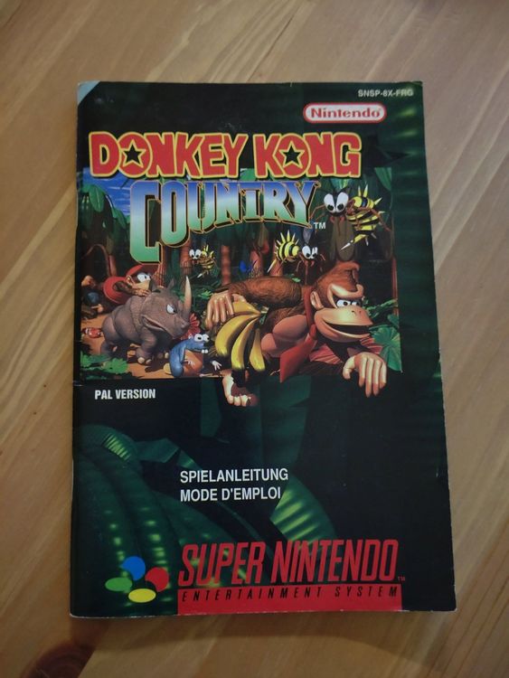 Anleitung Donkey Kong Country Deutsch Kaufen auf Ricardo