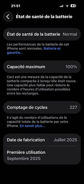 Handys / Smartphones: IPhone pro Max 17  – Gebraucht aus Arvillard (Salins) von Taniguchi 2