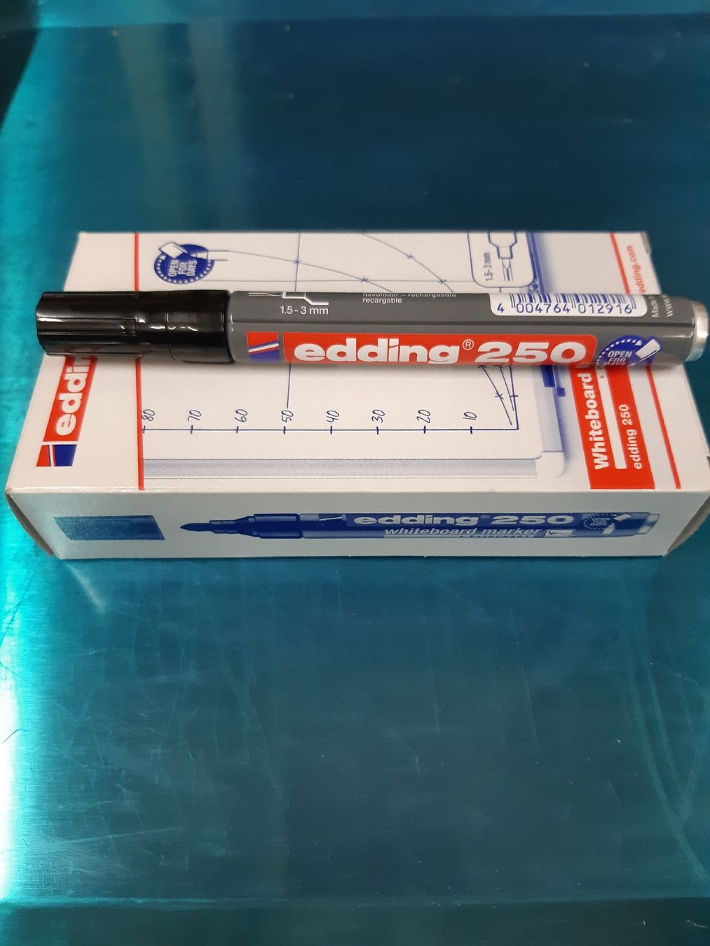 Edding Penna & Evidenziatori: Boardmarker Edding 250, 10 Stück, schwarz – Nuovo (secondo la descrizione) da Steinhausen venduto da NextChance2