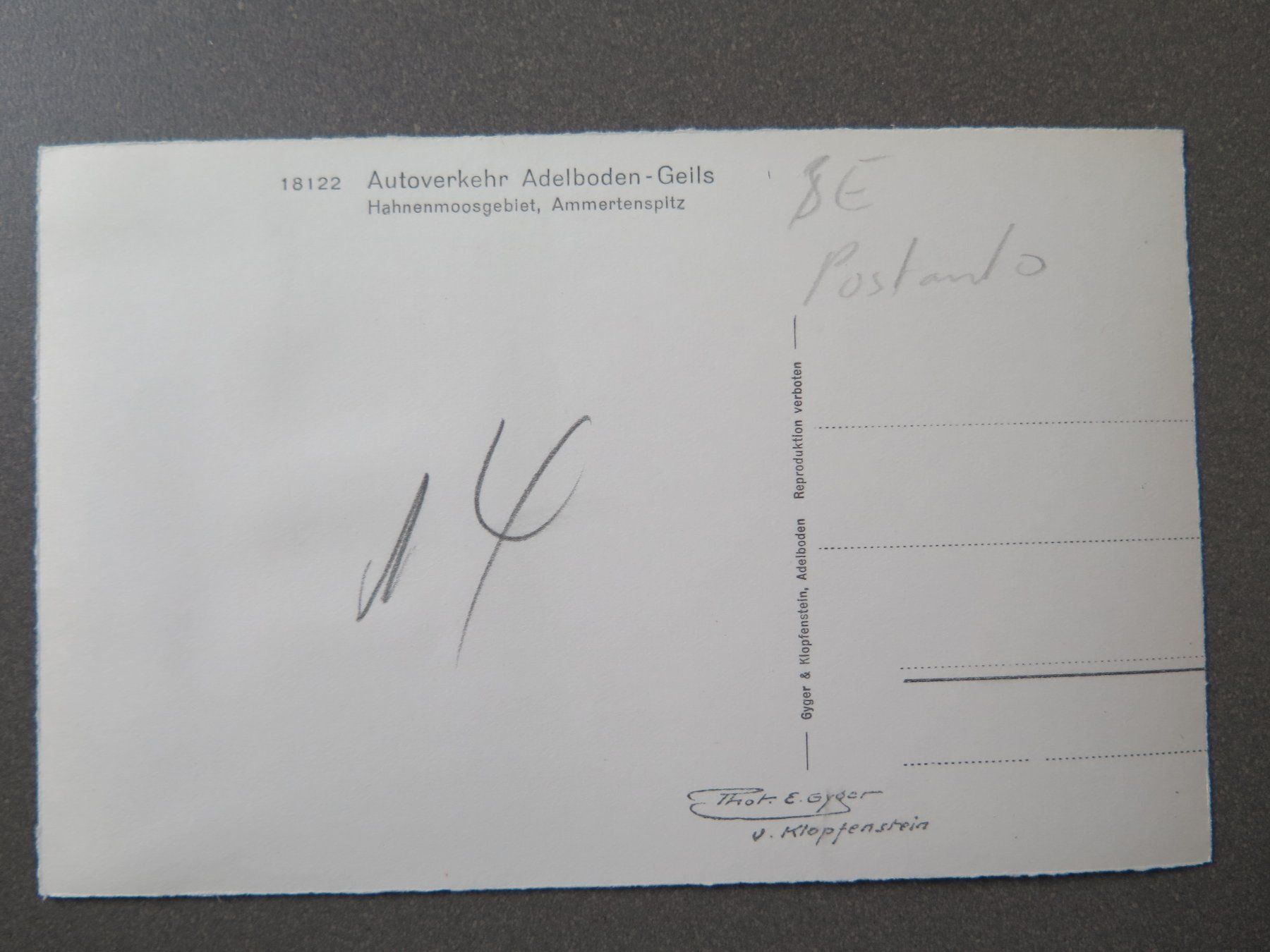 Cartes postales: ADELBODEN - GEILS - SAURER-POSTAUTO – D'occasion à Wittenbach par lipasal 2