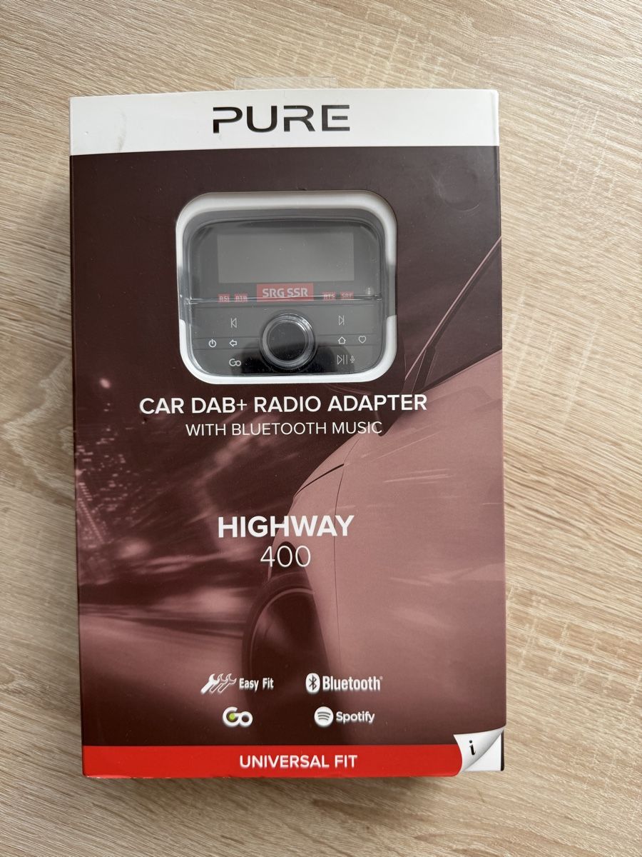 Adaptateurs: PURE Highway 400 DAB+ Auto Adapter mit Bluetooth – Neuf avec emballage d'origine à Goldach par pikay