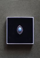 Silberring mit Larimar Edelstein