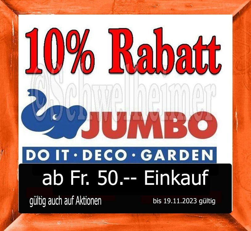 10% Rabatt bei Jumbo / Gutschein inkl. Aktionen (Neu und ...