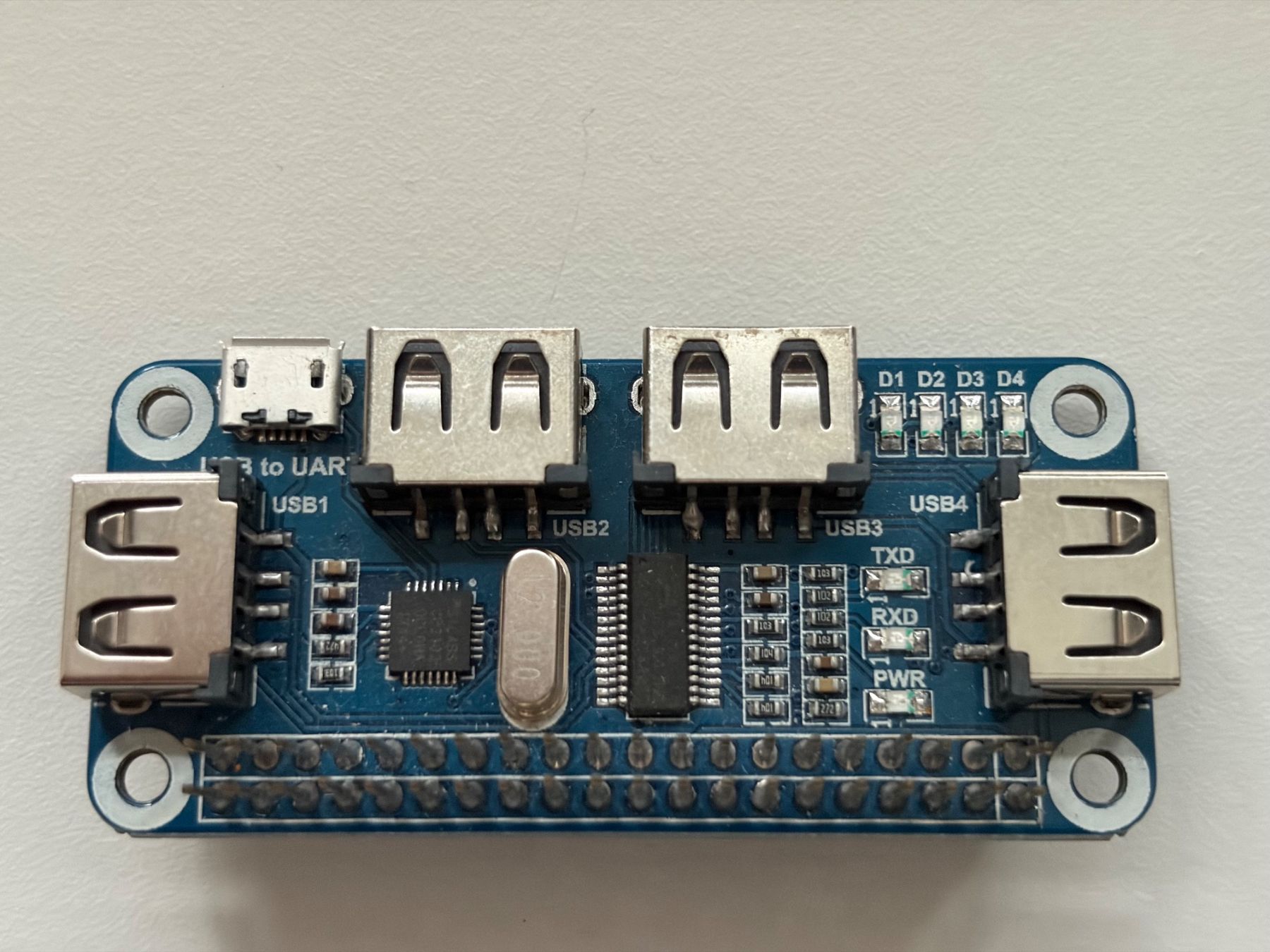 Raspberry Pi Componenti elettronici: Raspberry Pi Zero W mit Prototypen Board und USB HAT – Nuovo (secondo la descrizione) da Brissago venduto da Tschu 4