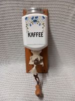 Antike Wandkaffeemühle, Kaffeemühle, Vintage, Keramik