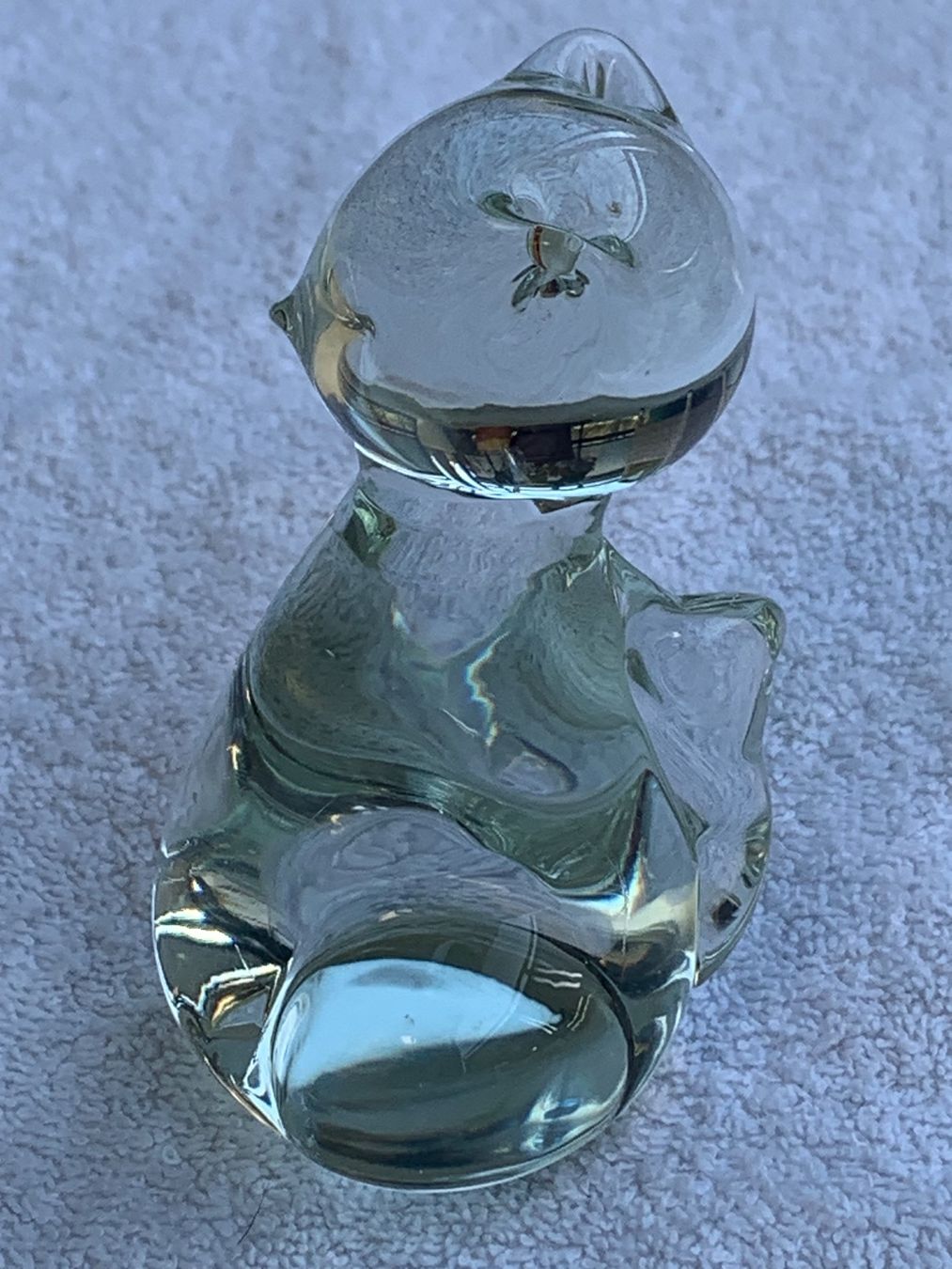 Statuette: Glas - Katze – Usato da Wangen b. Olten venduto da Finolino28 1