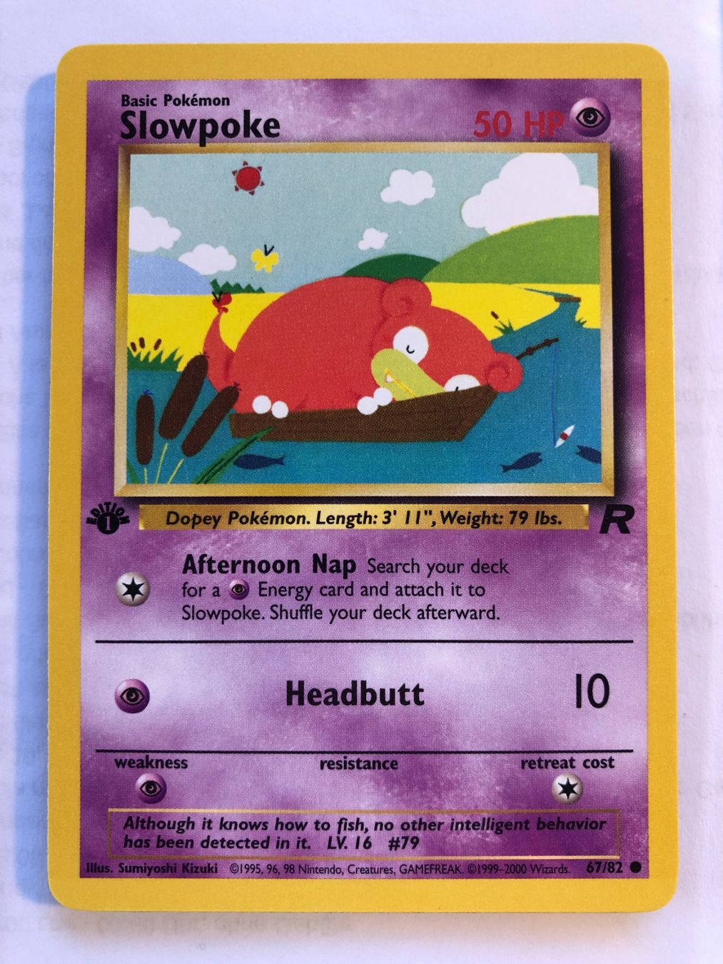Carte collezionabili: Slowpoke 1st Team Rocket - MINT - ab 1.- – Usato da Giubiasco venduto da dan_pr8b