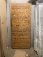 Holztüre mit Rahmen unbehandelt 2080x955mm guter Zustand