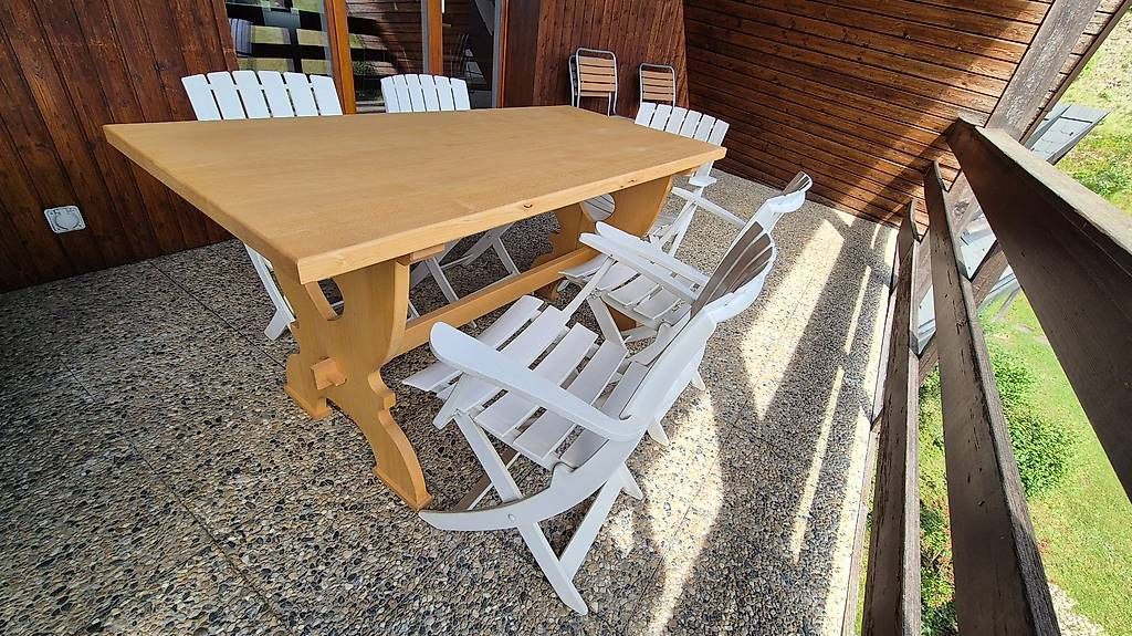 Sedie: 5 Chaises de terrasse – Usato da Charmey (Gruyère) venduto da miximax01
