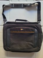Laptop Tasche Case Logic schwarz mit Schultergurt