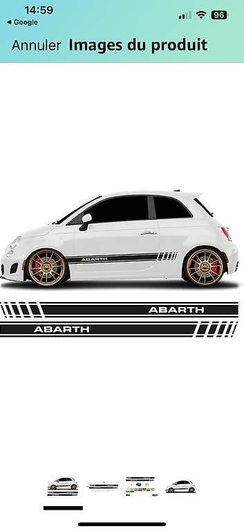 Tutti pezzi di ricambio auto: Autocolantes, Fiat Abarth – Usato da Meyrin venduto da jpsd