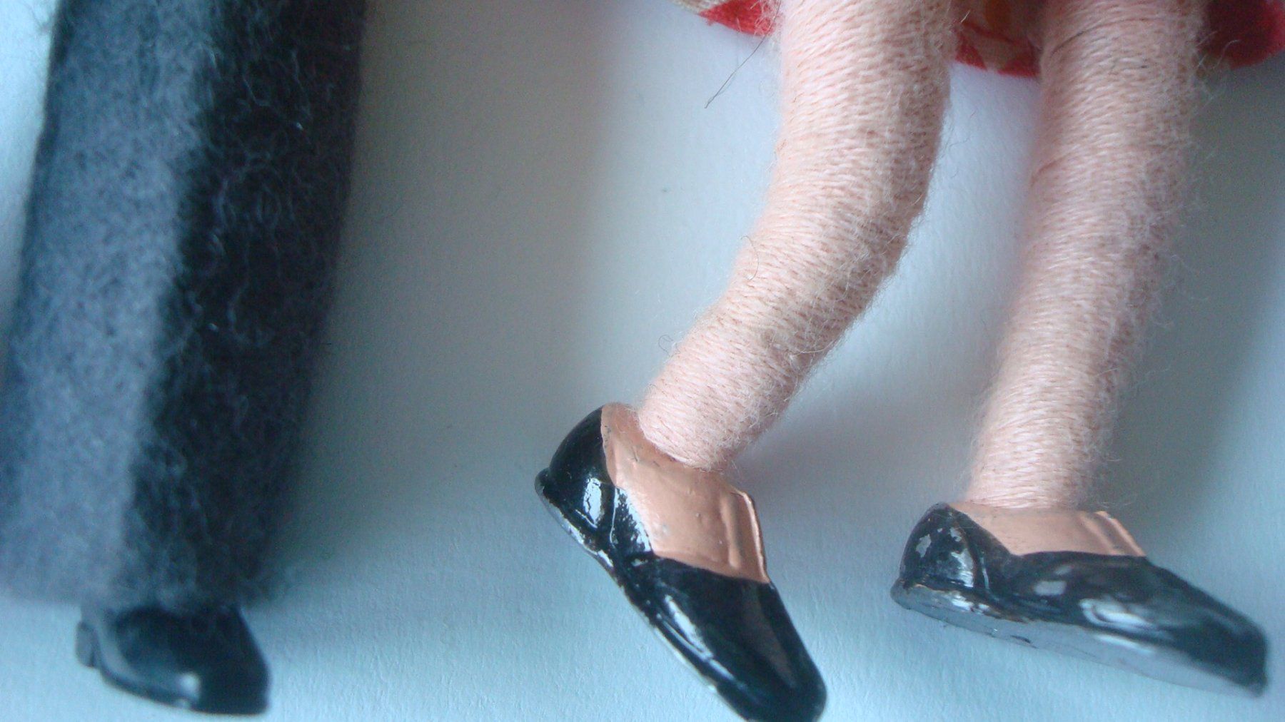 Puppenhäuser & -möbel: 2 Biegepüppchen Vintage 13 cm – Gebraucht aus Münchenstein von Pesci6 2