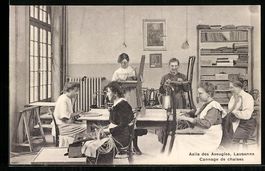 Lausanne, Asile des Aveugles, Cannage de