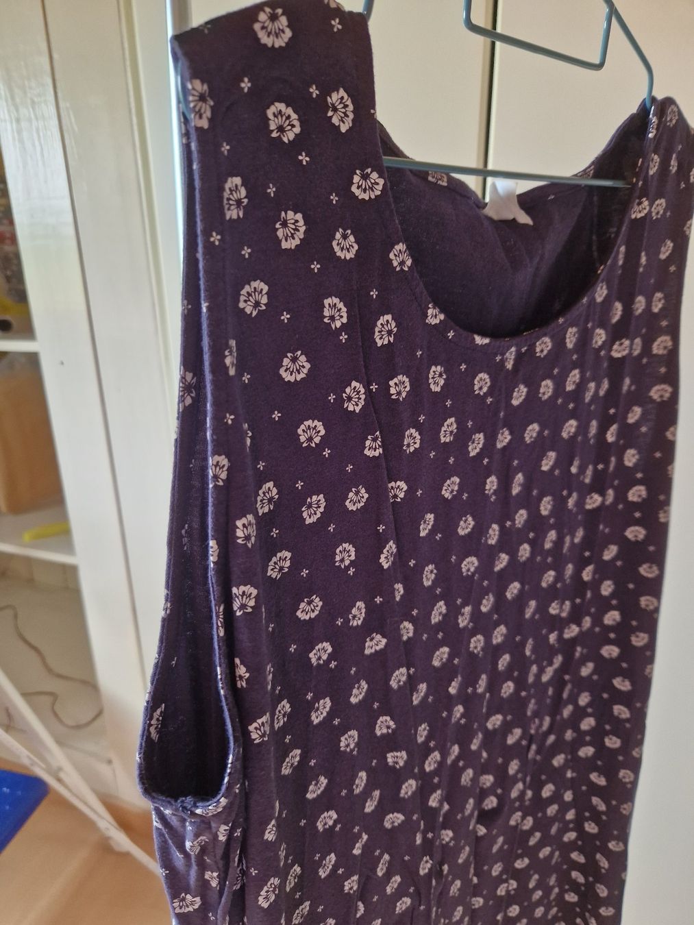 Kleider: Kleid Dunkel Blau mit Weiss gemustert – Gebraucht aus Niederbipp von Trude04 4