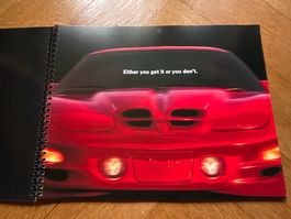 PONTIAC FIREBIRD 1998 Grossformat-Prospekt USA - brochure