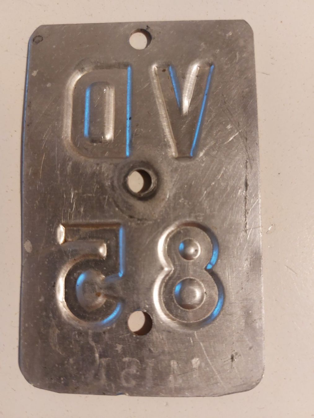 Sachs Insegne: Velonummer VD 85 plaque Velo – Usato da Schenkon venduto da Uhu007 1