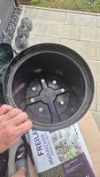 39 x Pflanztopf Kunststoff schwarz 29 cm 10 Liter gebraucht
