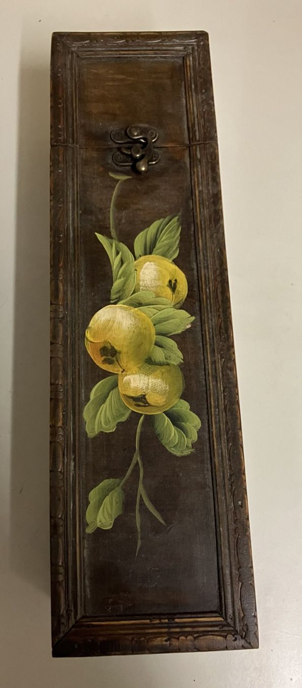 Sonstiges: Vintage Schnapsbox handbemalt – Gebraucht aus Luzern von FeU