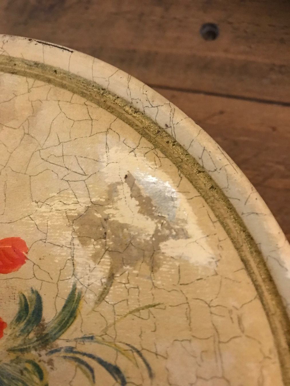 Barattoli: Alte Blechdose Blumenmotiv – Usato da Rapperswil SG venduto da cosiba01 2