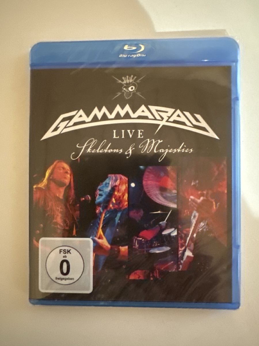 Alle DVDs: Gamma Ray - Live Skeletons & Majesties Blu-ray – Neu und originalverpackt aus Toffen von