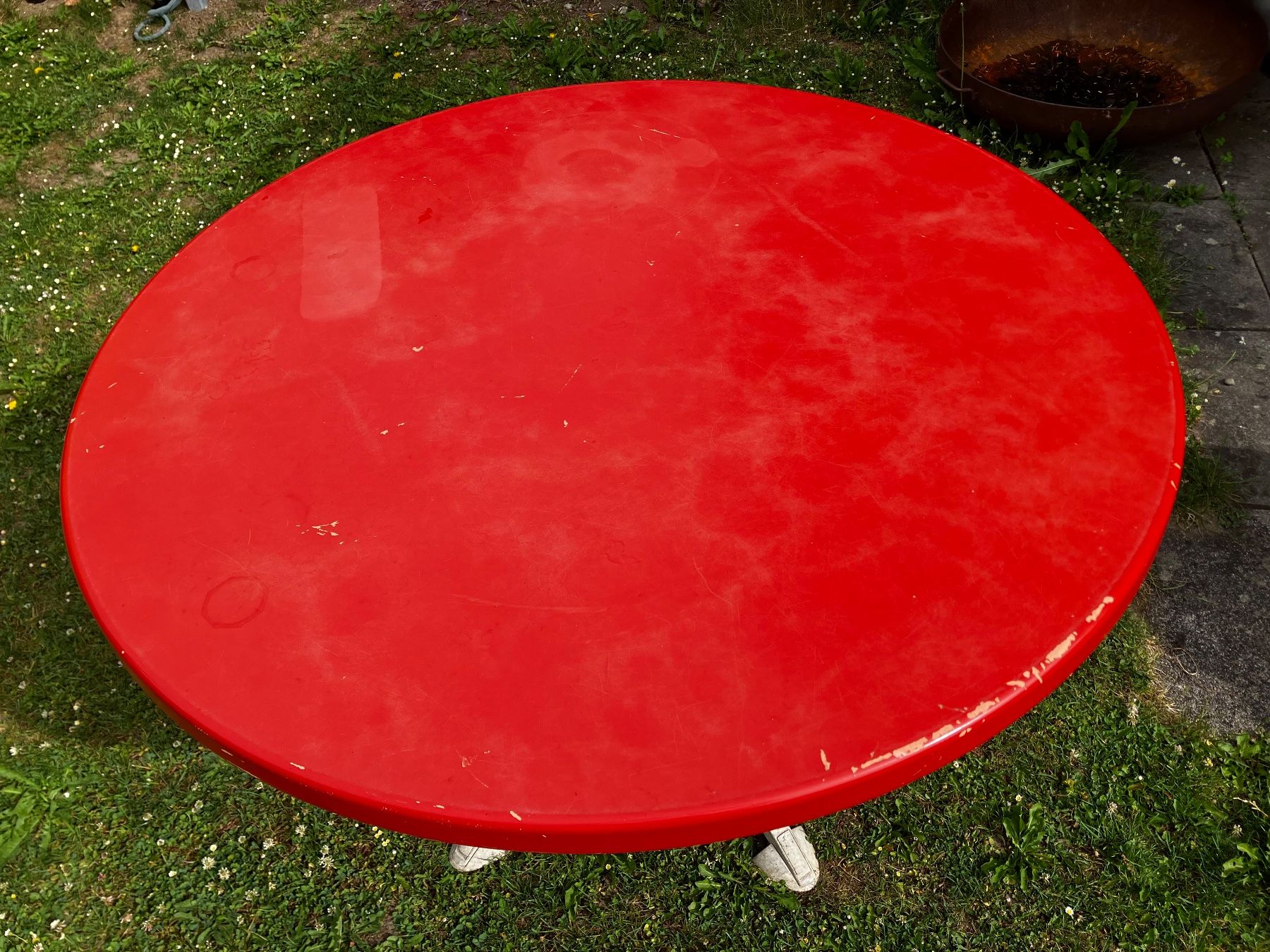 Schaffner Tavoli: Runder Gartentisch Schaffner – Usato da Winterthur venduto da anel44 2