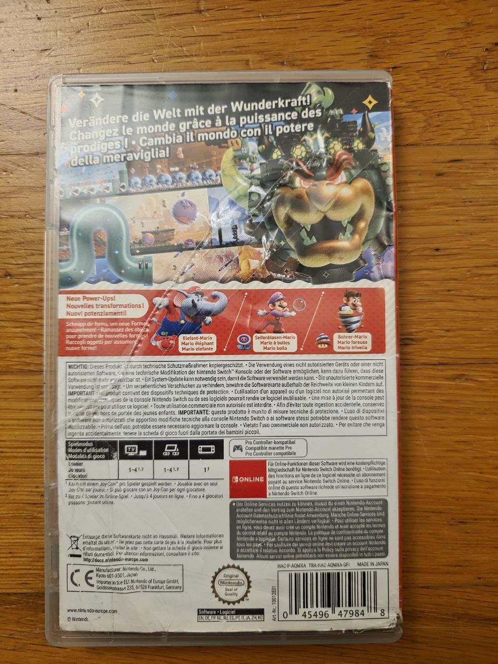 Nintendo Spiele: Super Mario Bros Wonder - Nintendo Switch  – Gebraucht aus Zürich von jabo22 1