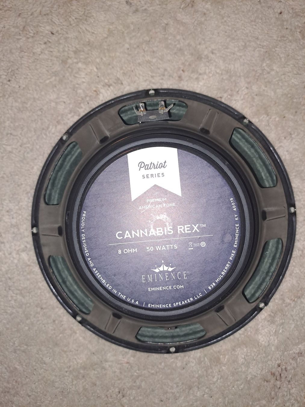 Lautsprecher: Eminence Cannabis Rex 12" Speaker – Gebraucht aus Emmenbrücke von Zarzis187