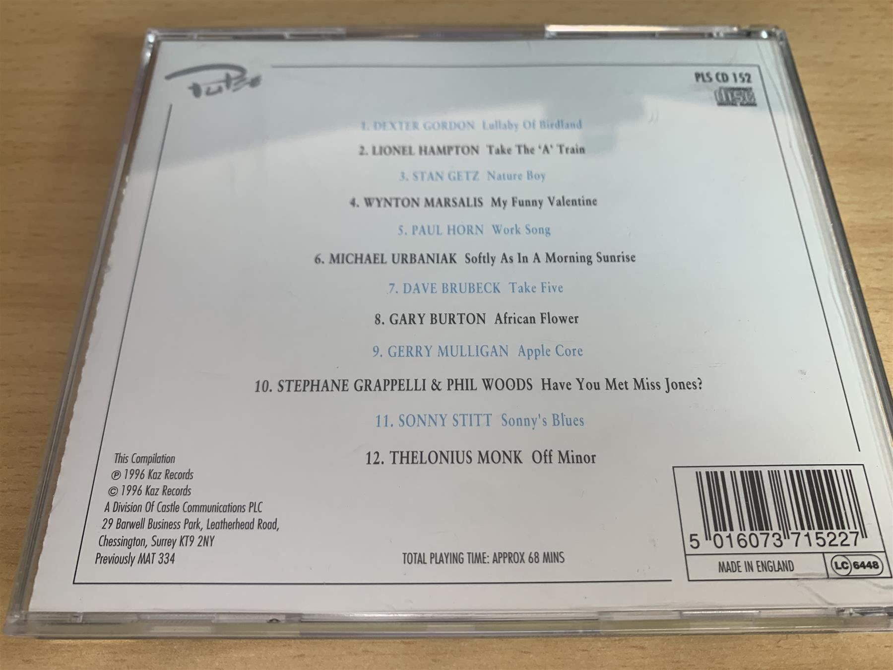 CD: Jazz Masterpieces Volume 2 – Usato da Rikon im Tösstal venduto da Alpenmutz 1