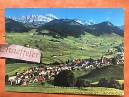 Urnäsch Appenzell Blick zum Säntis Panorama