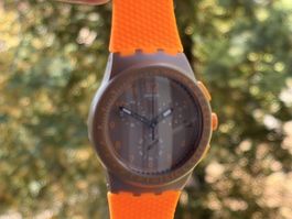 Swatch Uhr Chrono Plastik, neues Band