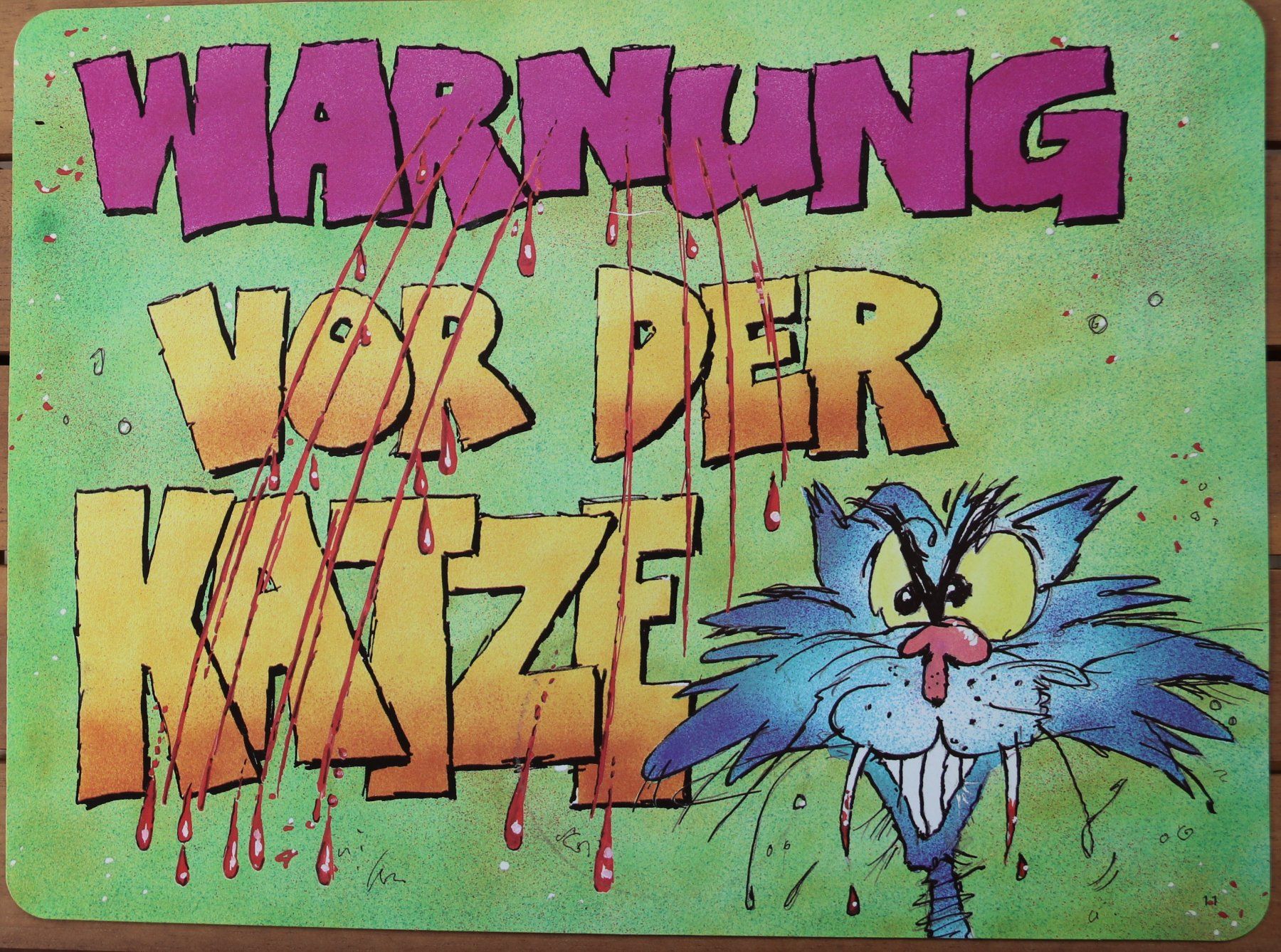 Ecriteaux: Schild Warnung vor der Katze – D'occasion à Glattfelden par Sirax