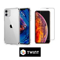 iPhone 11 Pro Max Air Cushion  Hardcase Hülle mit panzerglas