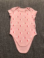 Rosa Baby Body mit Herzchen, Gr. 74