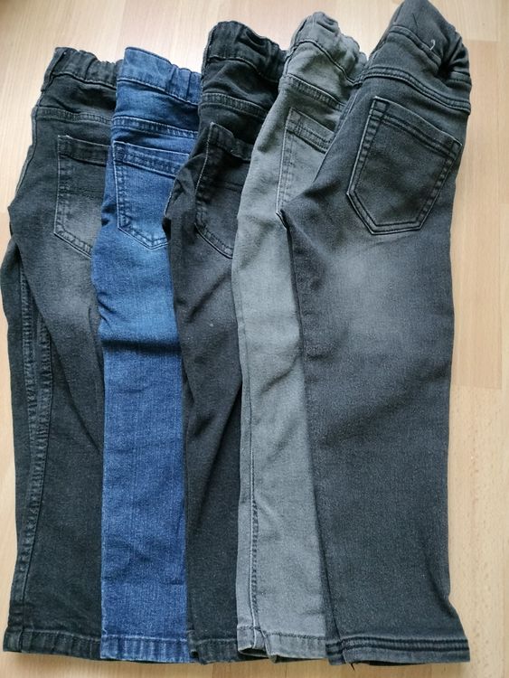 Pantaloni Chicco Jeans Per Bimbo 0-24 Mesi - Denim Morbido Con Elastico In Vita, Cotone - Foto 5