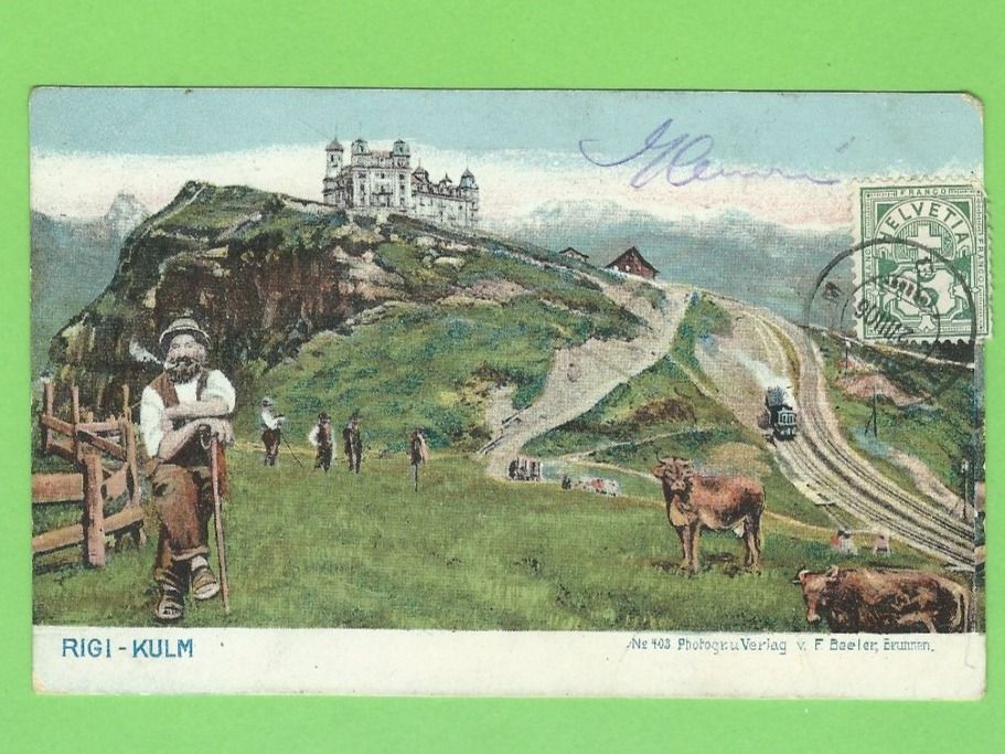 Cartoline postali: Rigi - Kulm – Usato da Zürich venduto da t24_de
