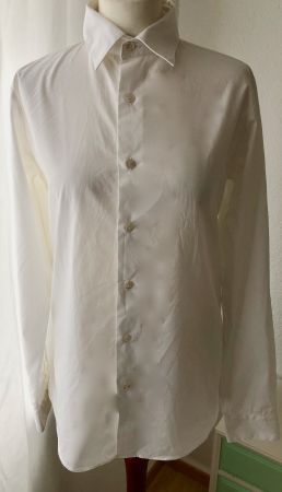 Fidelio Zürich Hemd, S / 46, weiss, white men's shirt cotton