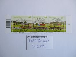 Voll Ort Ersttagsstempel 6017 Ruswil